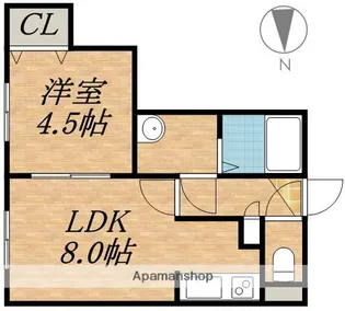 エルドラド中島公園【3階】の間取り