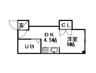 ノースヴィレッヂ【203号室】の間取り
