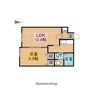 北海道札幌市中央区宮の森三条2丁目【マンション】の間取り