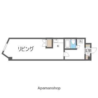 ハイツしらかば【3階】の間取り