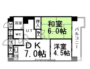 ARMS美術館通Ⅰ【3階】の間取り
