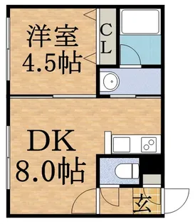 サルート【203号室】の間取り