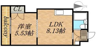 サウスフォーⅠ【5階】の間取り
