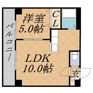 ルーブル8条館【0302号室】の間取り