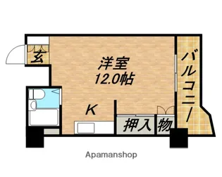 リラハイツ大通【3階】の間取り