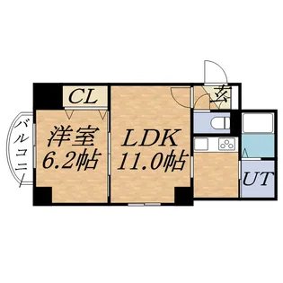 パルクアレース・ダハイム【701号室】の間取り