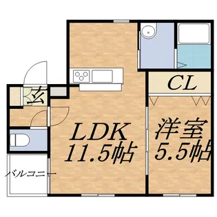 メゾン・ド・ステラⅤ【4階】の間取り
