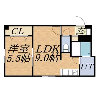 LE REVE (ルレーヴ)【205号室】の間取り