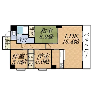 ローヤルハイツ南9条 1号館【11階】の間取り