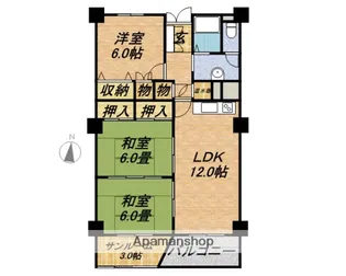 北海道札幌市中央区南八条西8丁目【マンション】の間取り