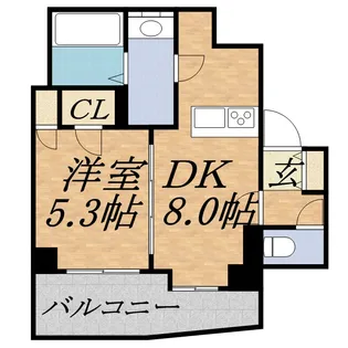 ステージ大通【602号室】の間取り