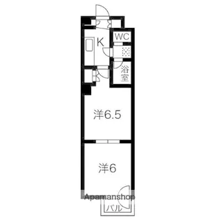 メープル桑園駅【3階】の間取り