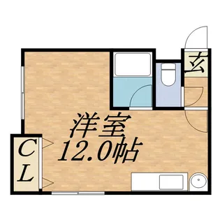 WOOD611【102号室】の間取り