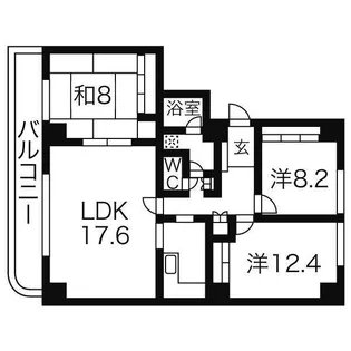 ビッグウィン915(BIGWIN915)【301号室】の間取り