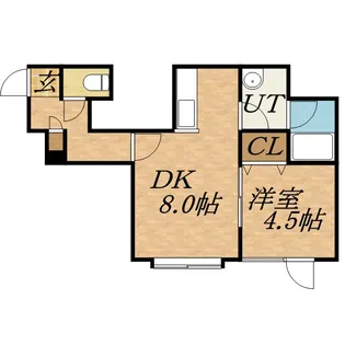 エターナル【105号室】の間取り