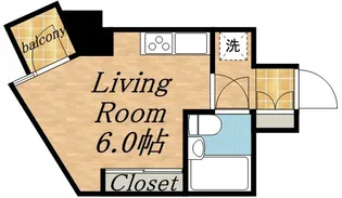 クリオ円山公園壱番館【404号室】の間取り