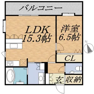 SーFORT中島公園【12階】の間取り