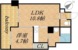 エッジウォーターテラス【10階】の間取り
