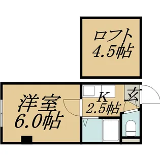 カサブランカ【308号室】の間取り