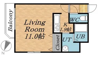 ロベージ【7階】の間取り