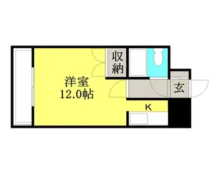 ネオアージュ裏参道【405号室】の間取り