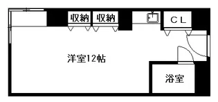 カサ・ウィスタリア【206号室】の間取り