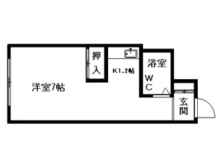 創成グランドハイツ【6階】の間取り