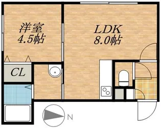 プロスペクトⅡ【3階】の間取り