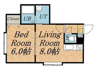 ツインメイプルB棟【301号室】の間取り