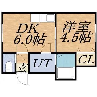 リズム424【203号室】の間取り