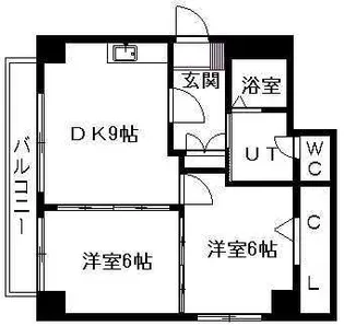 カローラハイツ【301号室】の間取り