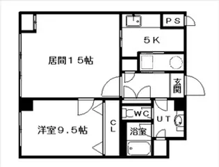 フェアフィールド中島公園【00803号室】の間取り