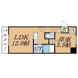 グランカーサ南13条【00606号室】の間取り