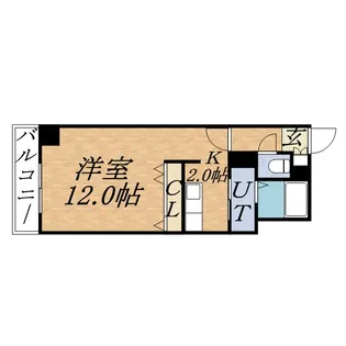 デルソール南6条【00702号室】の間取り