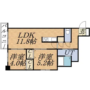 PRIME URBAN札幌医大前【00901号室】の間取り