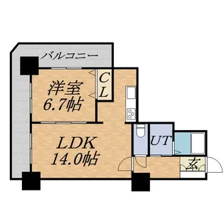 PRIME URBAN札幌 RIVER FRONT【00407号室】の間取り