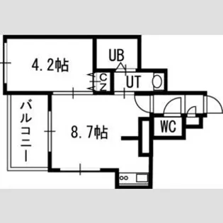 クラッセ知事公館前【00903号室】の間取り