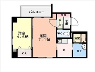 クレエル大通【00403号室】の間取り