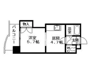 EXCELLⅡ【01002号室】の間取り