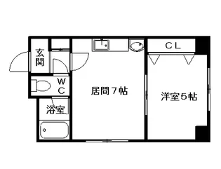 モア南6条【00105号室】の間取り