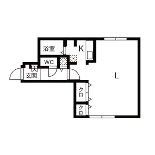 MODULOR南円山【00405号室】の間取り