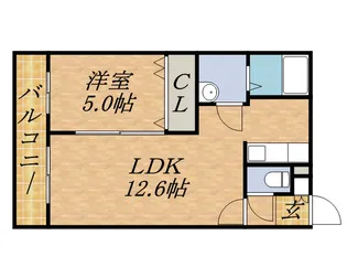 GIULIETTA(ジュリエッタ)【4階】の間取り