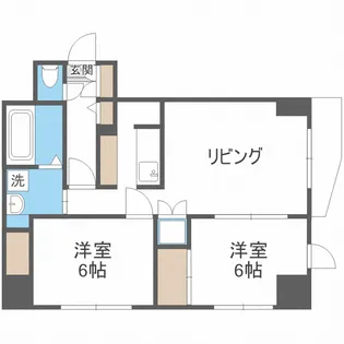 マハトゥール伏見【5階】の間取り