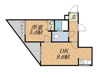 フェリーチェ桑園【3階】の間取り