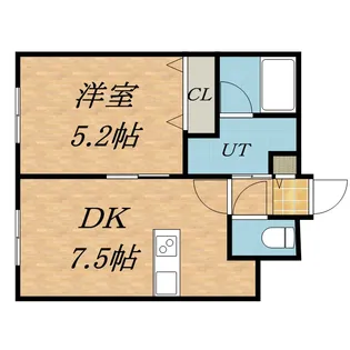 ブランノワールレサンテ514【403号室号室】の間取り