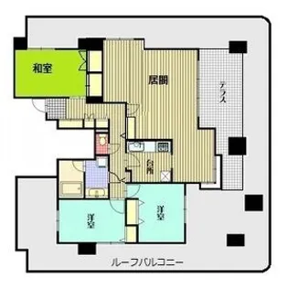 ダイアパレス伏見【10階】の間取り