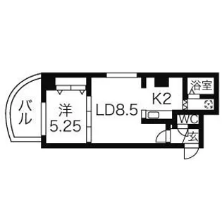 パークヒルズU・D・A【2階】の間取り