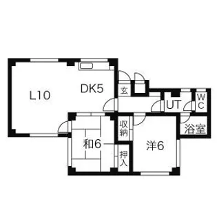 シティプラザ18【3階】の間取り