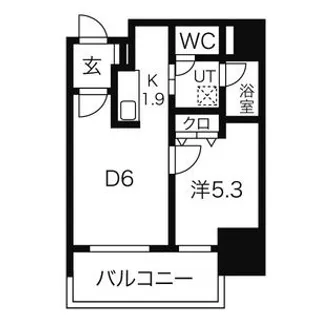 プライヴェル山鼻 壱番館【2階】の間取り