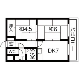 メゾン24【403号室】の間取り